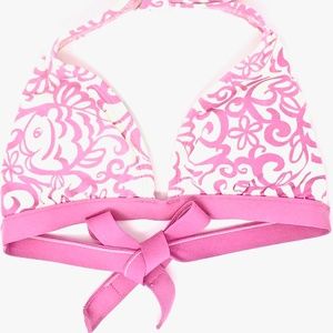 Lilly Pulitzer - Pink and White Bikini Top